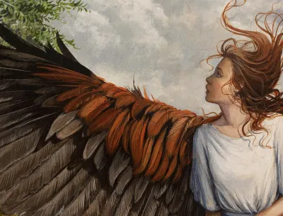 Woman With Eagles Wings by Debbie Clark, photo 2