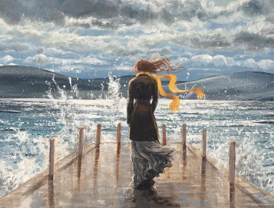 Waiting on The Pier by Debbie Clark, photo 2