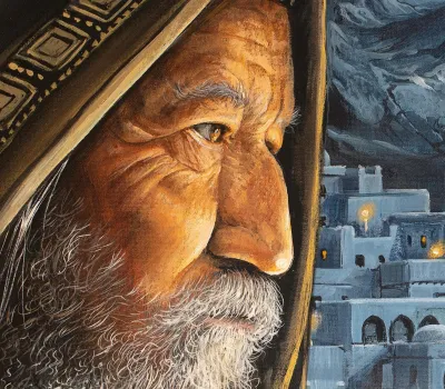 Jesus and Nicodemus by Debbie Clark, photo 2