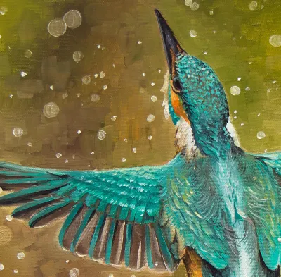 Kingfisher Rising by Debbie Clark, photo 2