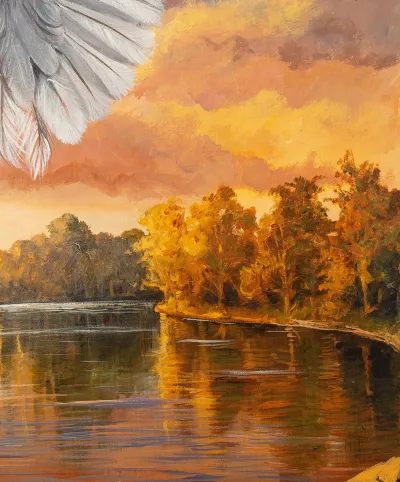 Dove Over Water by Debbie Clark, photo 4