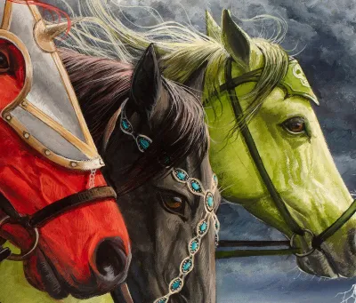 Apocalyptic Horses by Debbie Clark, photo 3