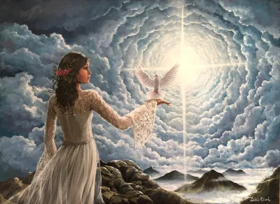 Forever Glory, painting by Debbie Clark