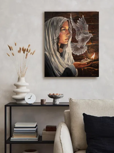 Oil Lamp Burning by Debbie Clark, photo 6