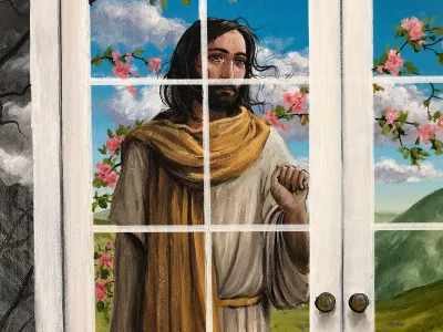 Jesus is Knocking by Debbie Clark, photo 3