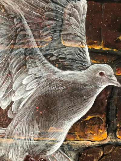Oil Lamp Burning by Debbie Clark, photo 3