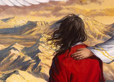 Jesus on a Mountain Top by Debbie Clark, photo 2