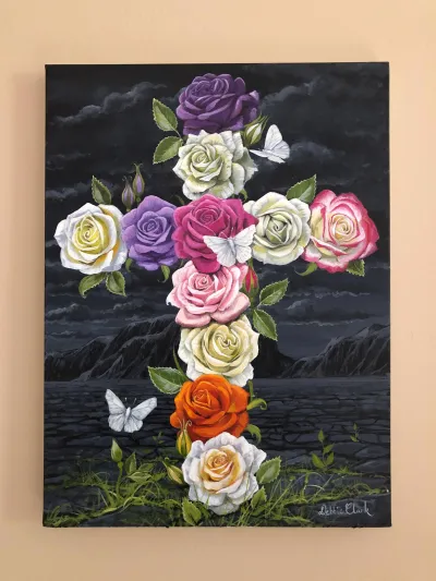 Cross of Roses by Debbie Clark, photo 2