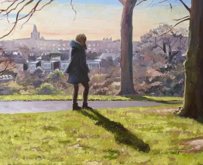 Winter Sun in Inverleith Park by Debbie Clark, photo 2