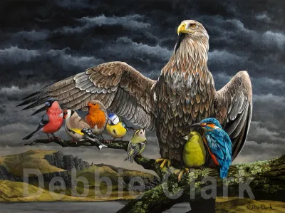 Golden Eagle and Little Birds by Debbie Clark, photo 2