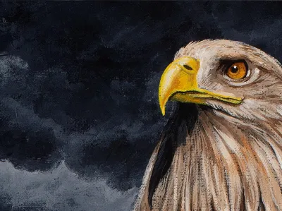 Golden Eagle and Little Birds by Debbie Clark, photo 3