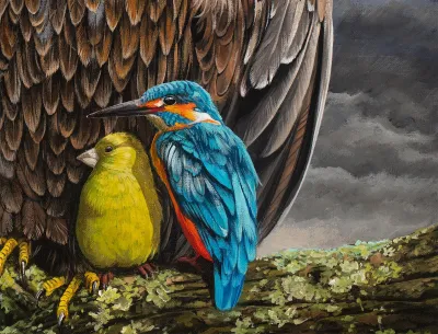 Golden Eagle and Little Birds by Debbie Clark, photo 4