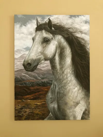 Pale Horse Portrait by Debbie Clark, photo 3