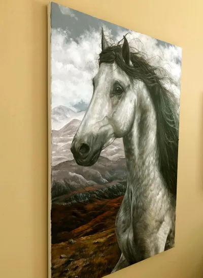 Pale Horse Portrait by Debbie Clark, photo 4