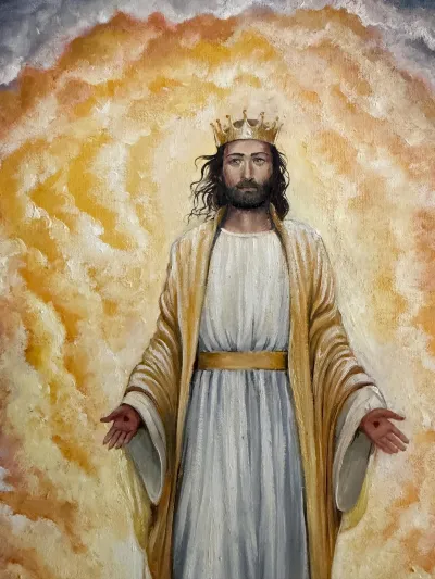 Jesus Coming on The Clouds by Debbie Clark, photo 4