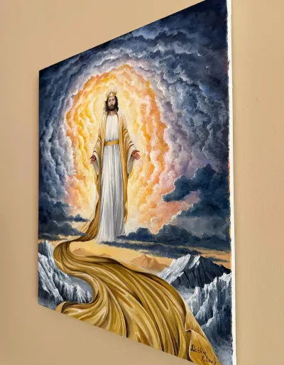 Jesus Coming on The Clouds by Debbie Clark, photo 6