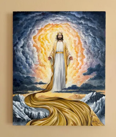 Jesus Coming on The Clouds by Debbie Clark, photo 2