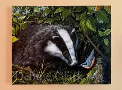 Badger and The Nuthatch by Debbie Clark, photo 3