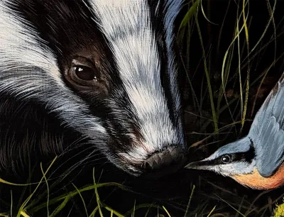 Badger and The Nuthatch by Debbie Clark, photo 4