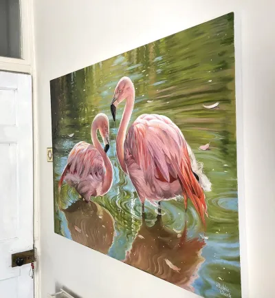 Flamingos in Love by Debbie Clark, photo 7