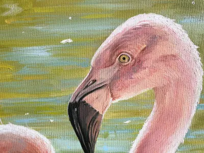 Flamingos in Love by Debbie Clark, photo 5