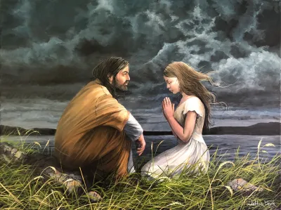 The Lord is Near, acrylic painting by Debbie Clark