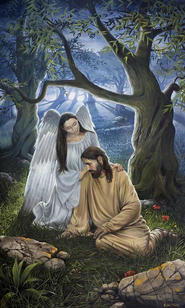 Jesus in Gethsemane Painting